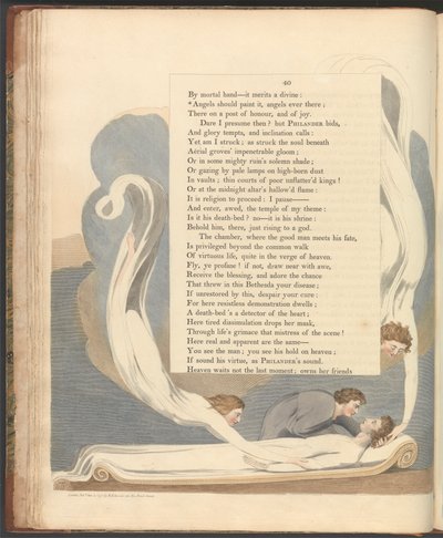 Pensées nocturnes de Young, page 40, "Les anges devraient le peindre, les anges toujours là" - William Blake
