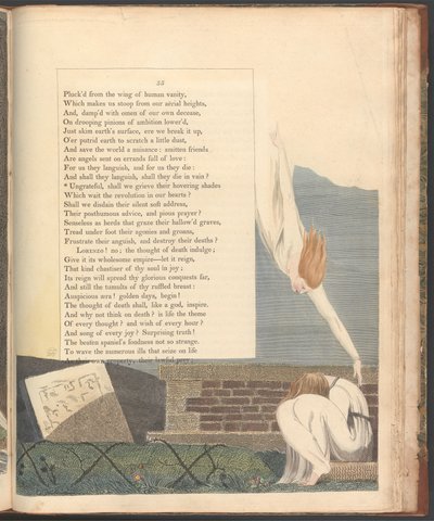 Les Pensées Nocturnes de Young, Page 55, "Ingrats, allons-nous pleurer leurs ombres flottantes" - William Blake