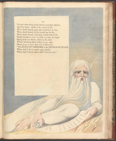 Les Pensées Nocturnes de Young, Page 63, "Ce Roi des Terreurs est le Prince de la Paix" - William Blake