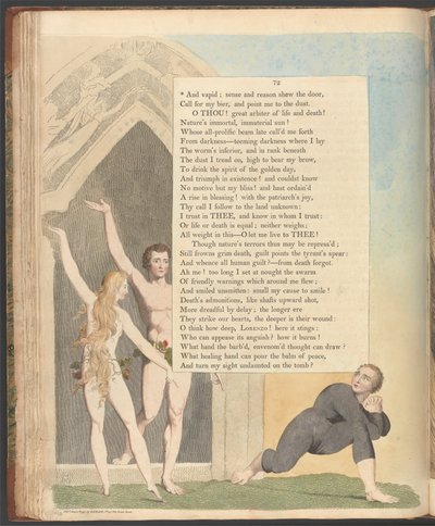 Les Pensées Nocturnes de Young, Page 72, "Et insipide ; le sens et la raison montrent la porte" - William Blake