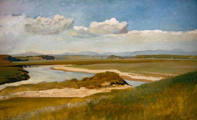 Vue du Tibre près de Rome - William Blake Richmond