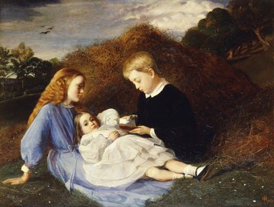 Amy, Dorothea et Hungerford Wren Hoskyns, 1863 - William Blake Richmond