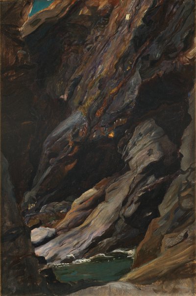 Rochers à Tintagel - William Blake Richmond