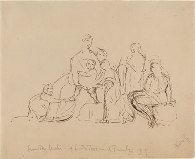 Lady Torrens et Famille - William Blake after John Linnell