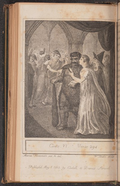 Chant IV, Vers 294 - William Blake after Mary Ann Flaxman