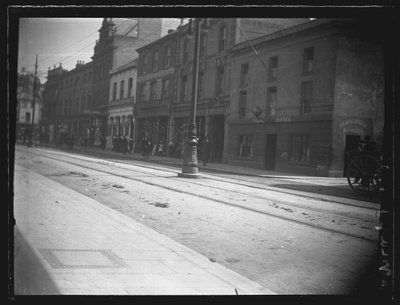 Castle Street, Cardiff, The Old Globe Inn, vers 1902 - William Booth