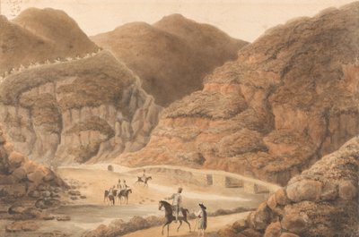 Passage dans les montagnes entre Nisa et Villa Velha - William Bradford