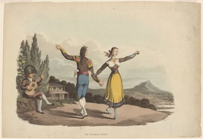 La danse des Boleras, gravée par John Heaviside Clark, c.1810-19 - William Bradford