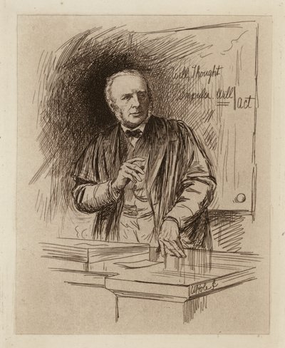Henry Calderwood, professeur de philosophie morale - William Brassey (after) Hole