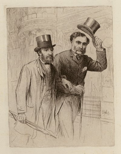 Thomas Smith Clouston, Conférencier sur les maladies mentales; Douglas Argyll Robertson, Conférencier sur les maladies des yeux - William Brassey (after) Hole