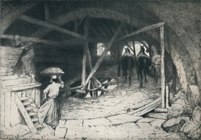 Un moulin à farine galiléen, fin 19e-début 20e siècle, 1922 - William Brassey Hole
