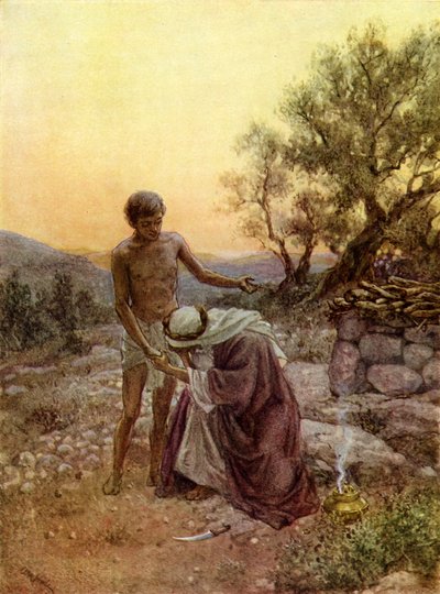 Abraham et Isaac au mont Moriah - William Brassey Hole
