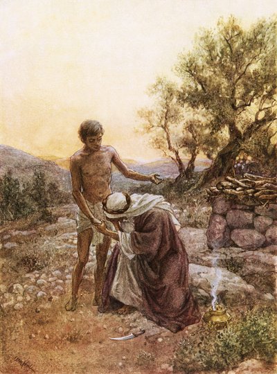 Abraham et Isaac au mont Moriah - William Brassey Hole