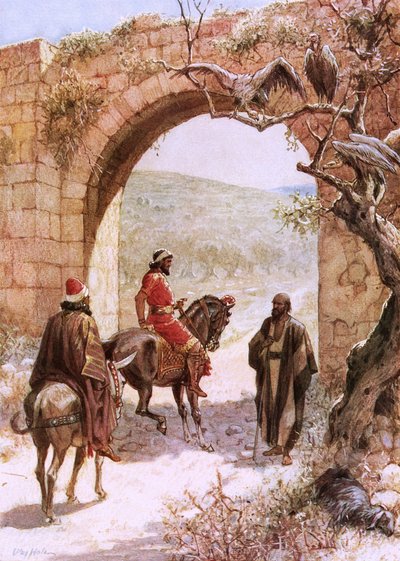 Achab et Élie - William Brassey Hole