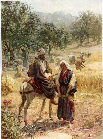 Boaz et Ruth - Bible - William Brassey Hole