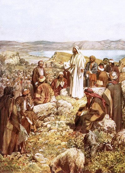 Christ prêchant à ses disciples et autres - William Brassey Hole
