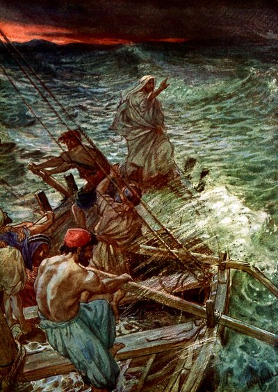 Jésus calme la tempête - William Brassey Hole