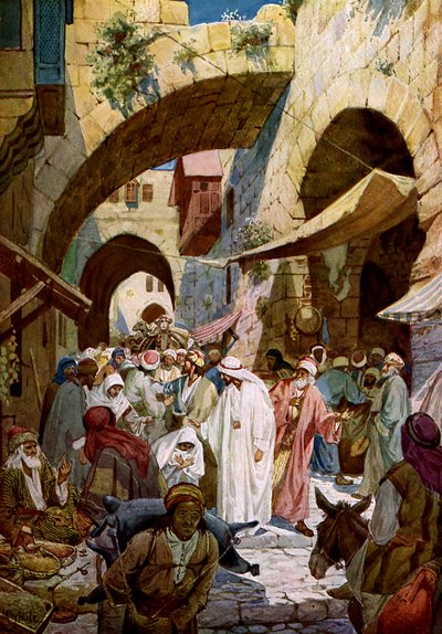 Jésus guérit une femme malade - William Brassey Hole