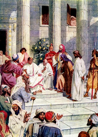 Jésus est conduit devant Ponce Pilate - William Brassey Hole