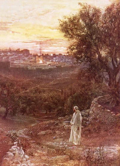 Jésus sur le mont des Oliviers - William Brassey Hole