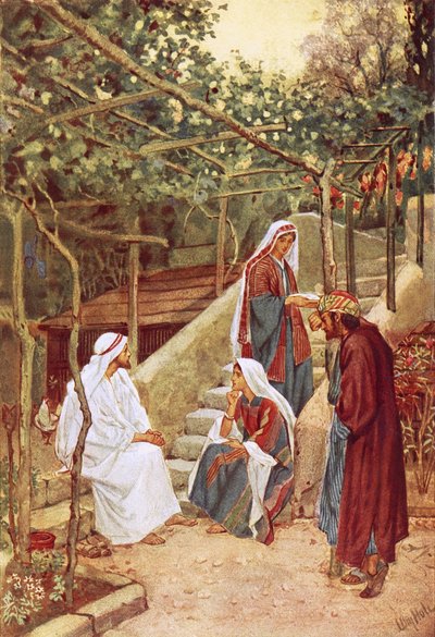 Jésus se reposant à Béthanie chez ses amis - William Brassey Hole