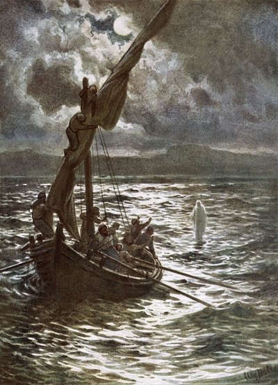 Jésus marchant sur la mer - William Brassey Hole