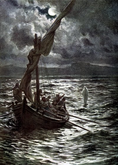 Jésus marche sur l