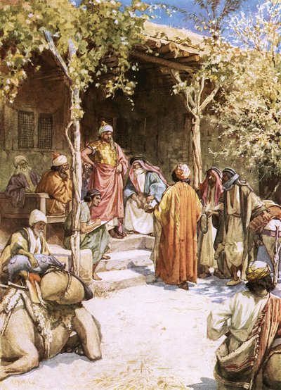 Le traité de Josué avec les hommes de Gabaon - William Brassey Hole