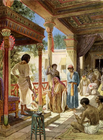 Juda plaidant pour Joseph pour son frère - William Brassey Hole