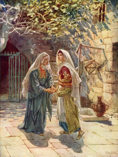 Marie va à la maison de Zacharie - Bible - William Brassey Hole