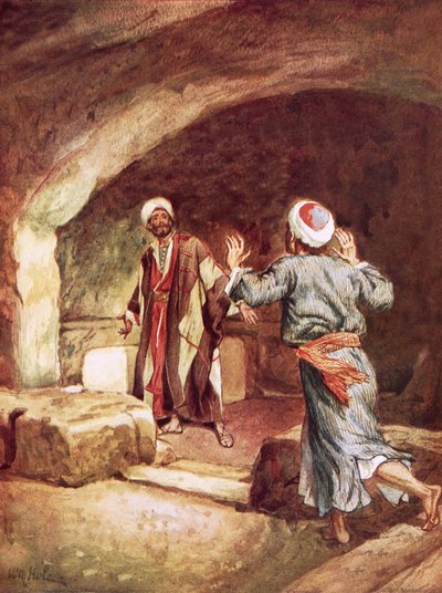 Pierre et Jean dans le sépulcre - William Brassey Hole