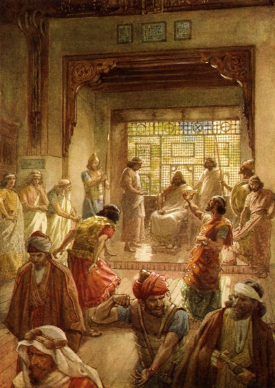 La division des royaumes sous Roboam - Bible - William Brassey Hole
