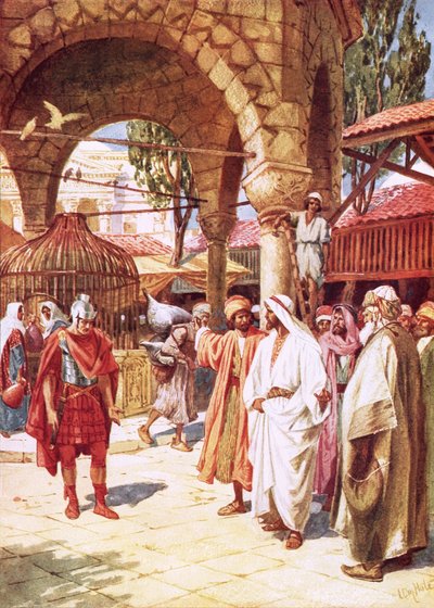Le centurion implorant Jésus pour son serviteur - William Brassey Hole