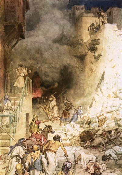 La destruction de Jéricho - William Brassey Hole