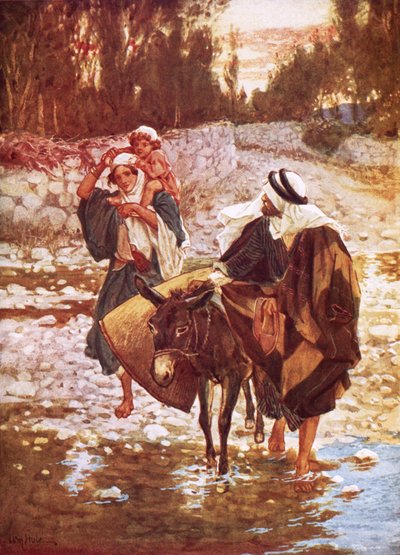 La fuite en Égypte - William Brassey Hole
