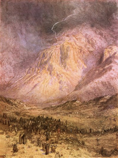 La remise des lois sur le Sinaï - William Brassey Hole