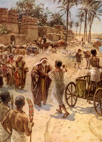 La rencontre de Jacob et Joseph en Égypte - William Brassey Hole