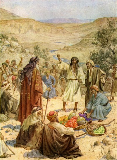 Le rapport des espions et la remontrance de Caleb - Bible - William Brassey Hole