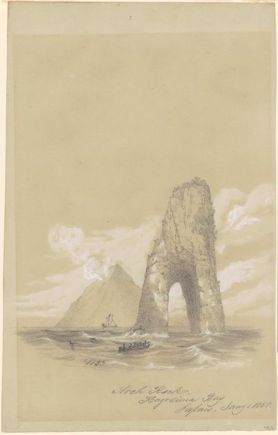 Arc de roche, baie de Kagosima, Japon - William Brenton Boggs