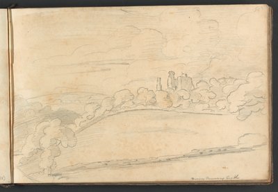 Château de Berry Pomeroy - William Brockedon
