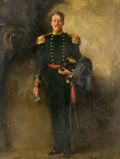 Un homme en uniforme vert des archers écossais, 20e siècle - William Bruce Ellis Ranken