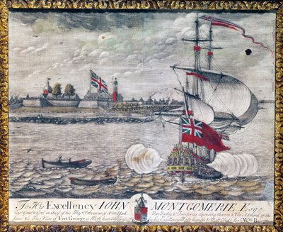 À Son Excellence John Montgomerie Esq. (Vue de Fort George) - William Burgis