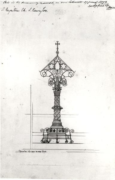 Conception pour un lutrin, St Augustine