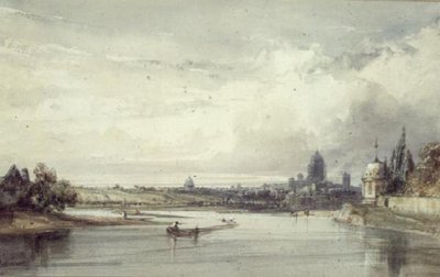 Vue lointaine de Paris - William Callow