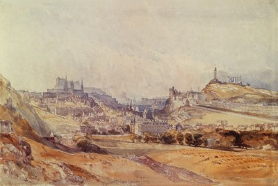 Édimbourg depuis Salisbury Crags - William Callow