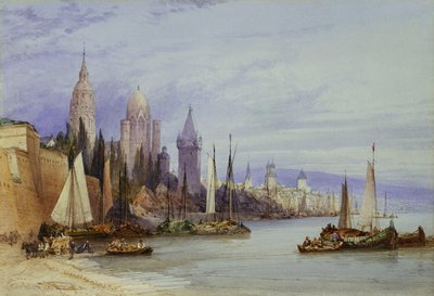Mayence, sur le Rhin - William Callow