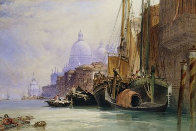 Santa Maria della Salute et le Grand Canal, Venise - William Callow
