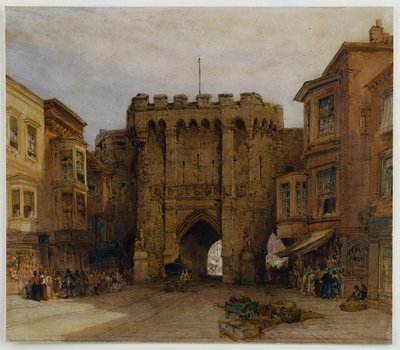 La Bar Gate, Southampton, 1888 - William Callow