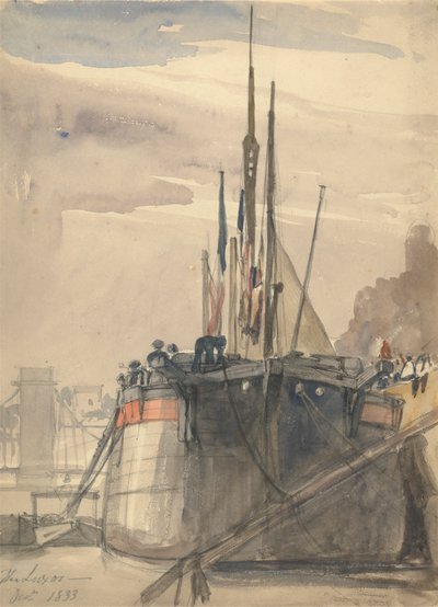 Le Luxor, Paris, décembre 1833 - William Callow