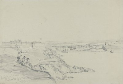 La Citadelle Royale et Cattewater, Plymouth - William Callow